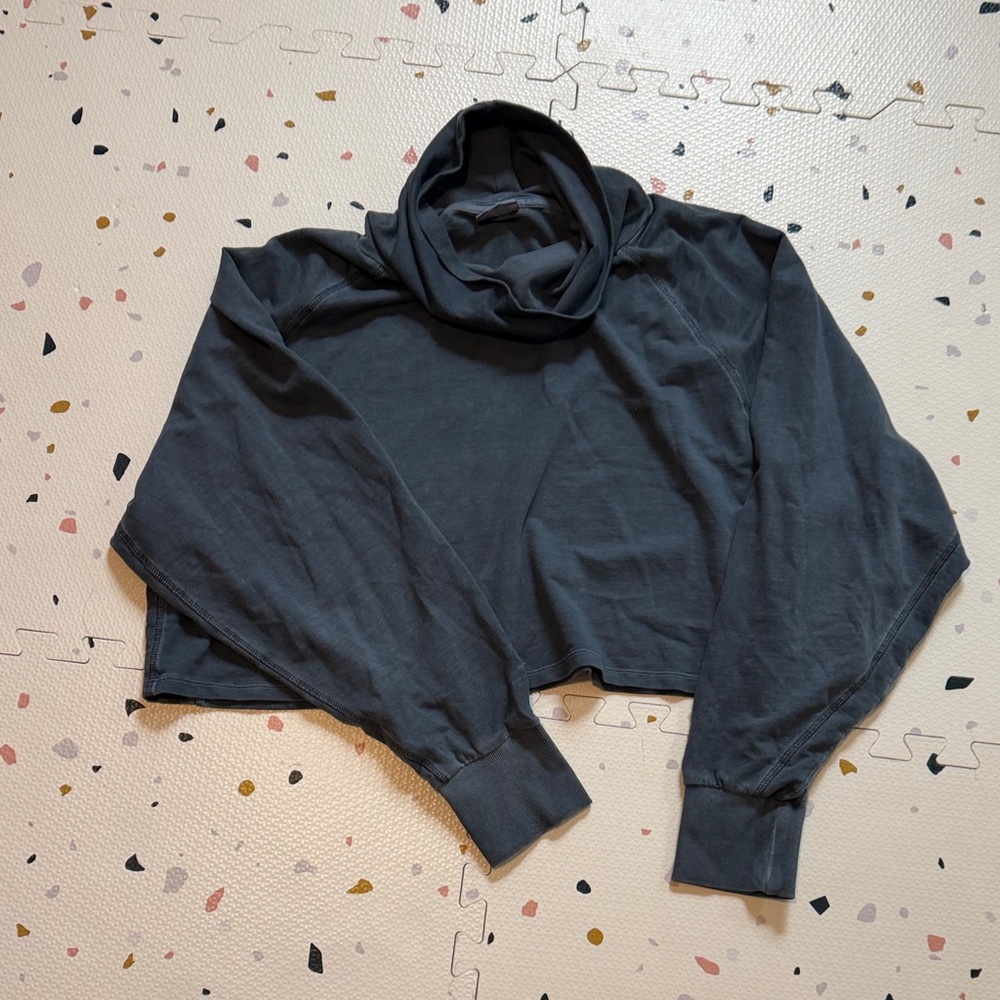 Noisy may Charcoal Cowl Neck Sweater